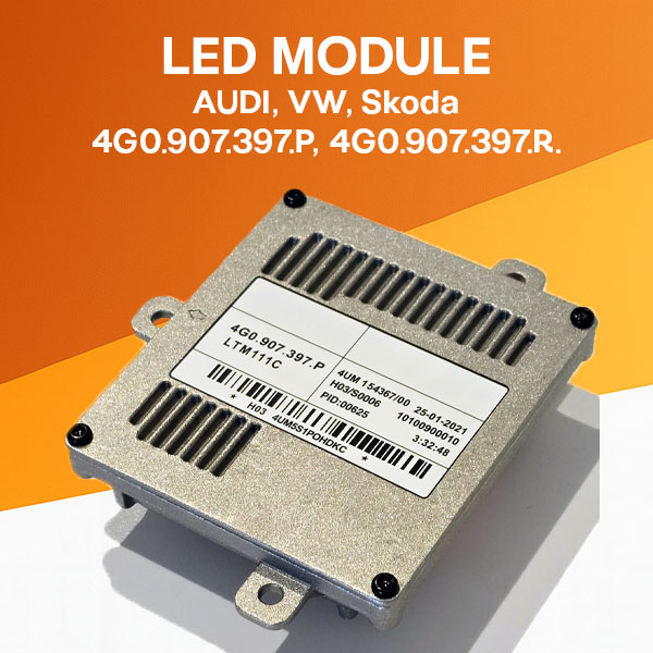 Audi / VW / Skoda DRL LED Control Module — 4G0.907.397.P / 4G0.907.397.R Replacement